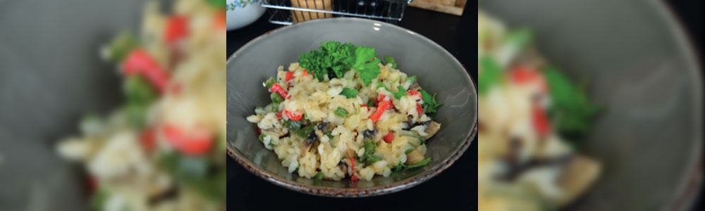 risotto porowo-grzybowe