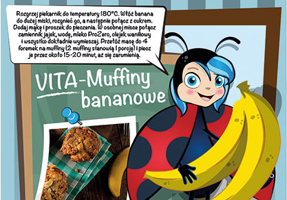 Vita-muffiny z bananami