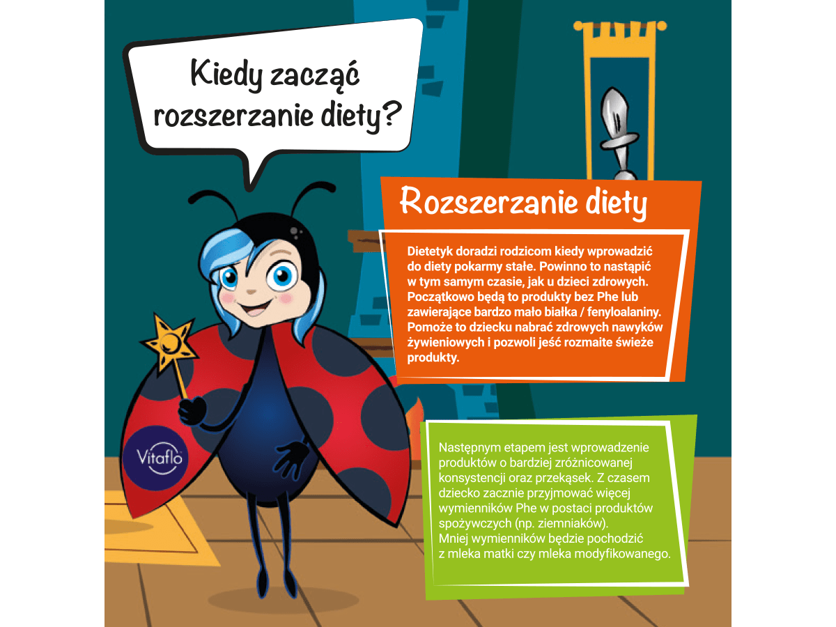 rozszerzenie diety niemolaka