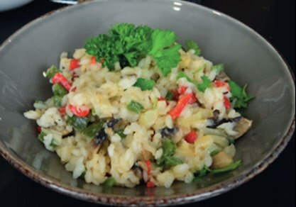 risotto porowo-grzybowe