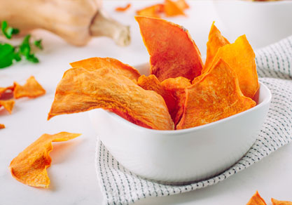 chipsy z dyni zdrowa przekąska